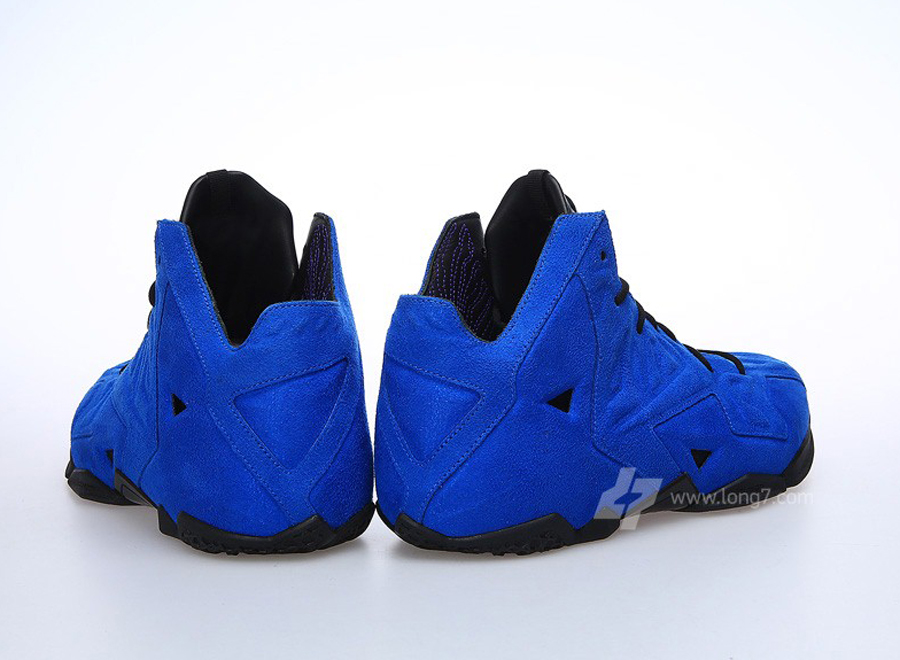 Blue Suede Nike Lebron 11 Ext 5