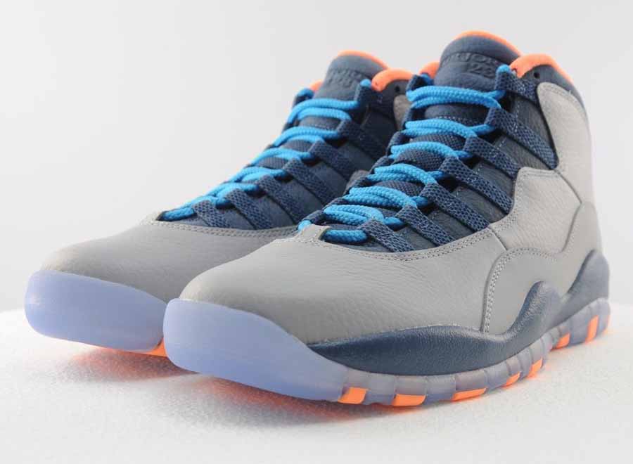 Jordan 10 blue orange black best sale