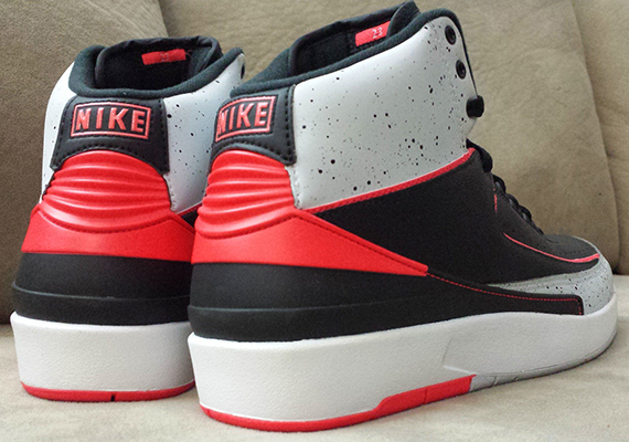 Infrared Speckle Air Jordan 2s