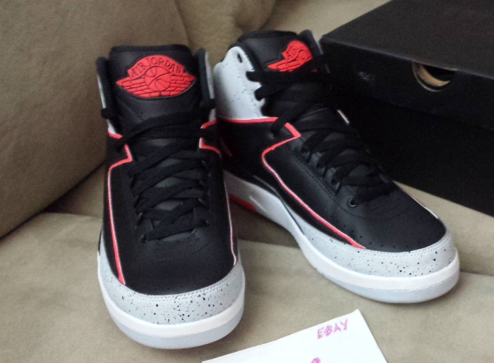 Jordan 2s Infrared Speckle Black 03