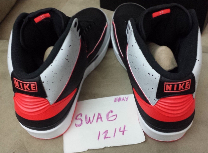 Jordan 2s Infrared Speckle Black 05