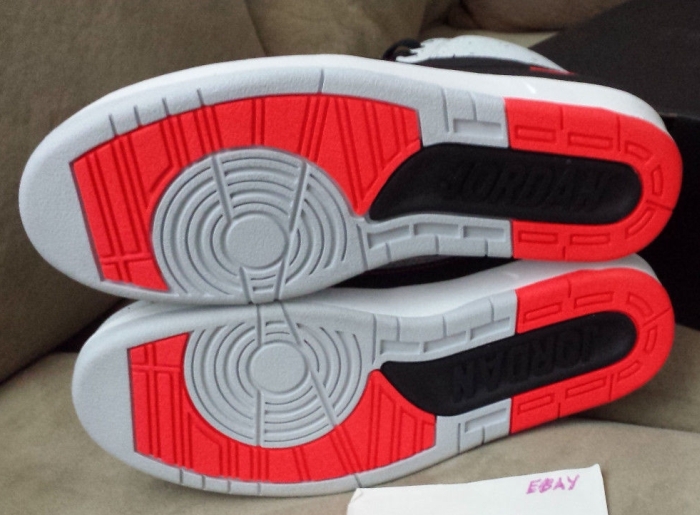 Jordan 2s Infrared Speckle Black 06