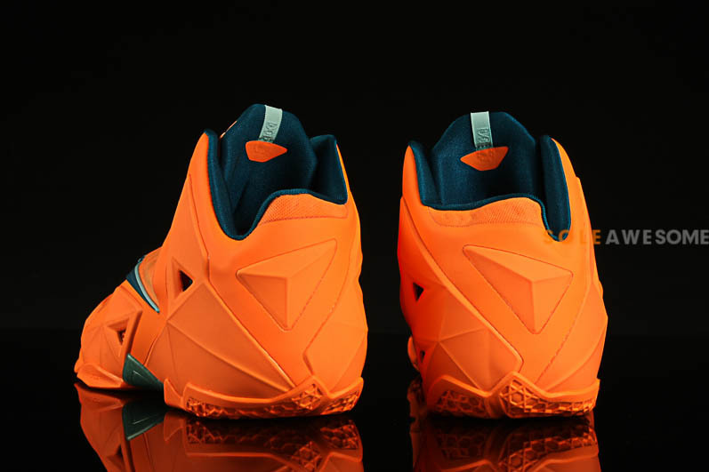 Lebron 11 Atomic Orange Green Abyss Glacier Ice 01