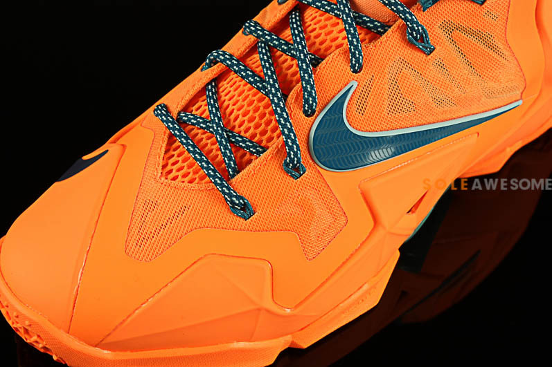Lebron 11 Atomic Orange Green Abyss Glacier Ice 04