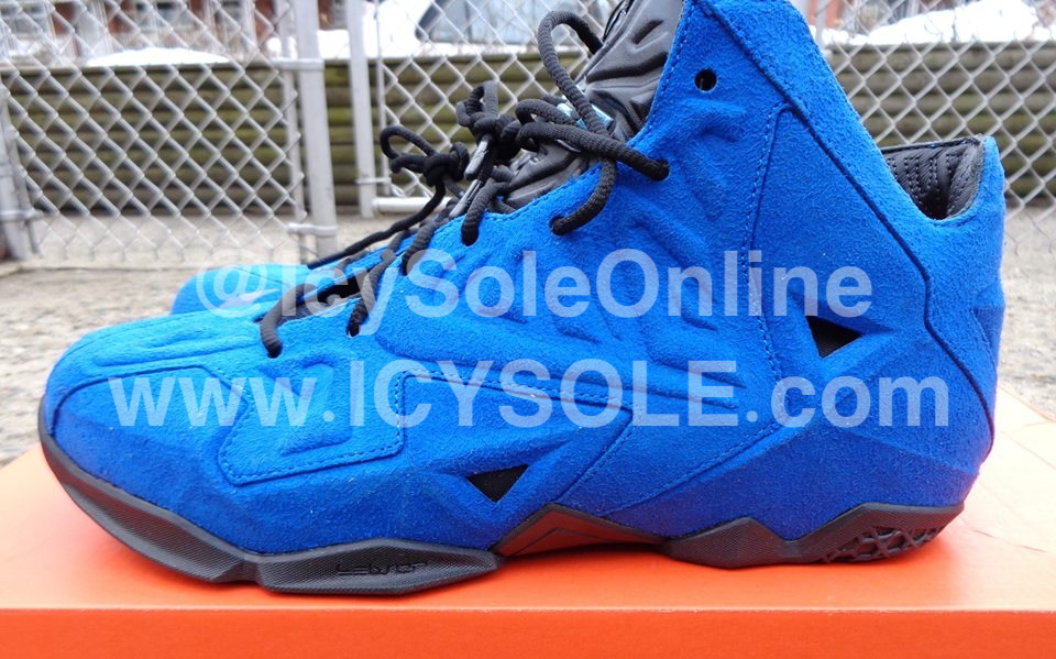 Lebron 11 Ext Blue Suede 3