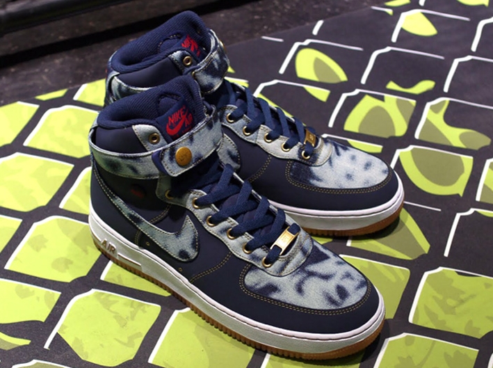Nike Air Force 1 High Acid Wash Denim 06