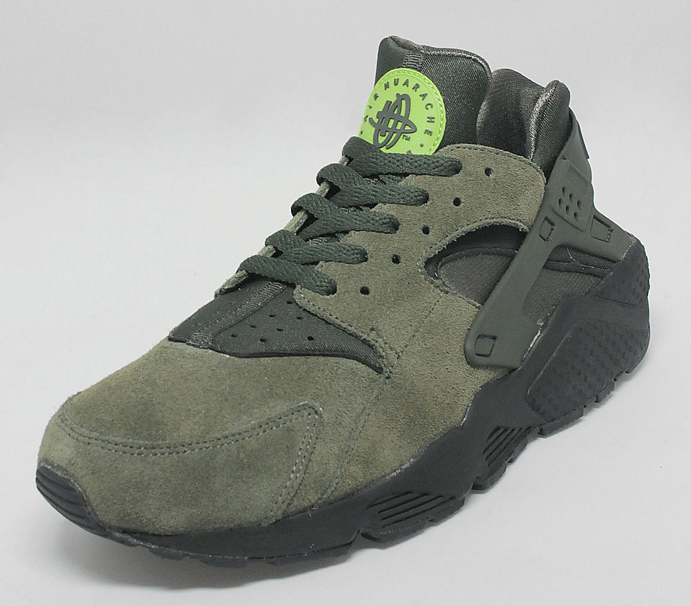 Nike Air Huarache Cargo Green Sequoia Green Neon 02