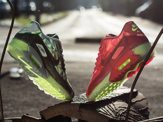 Air max 90 2025 red and green