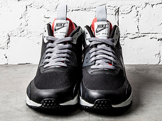 Nike Air Max 90 Sneakerboot Black Light Crimson 04