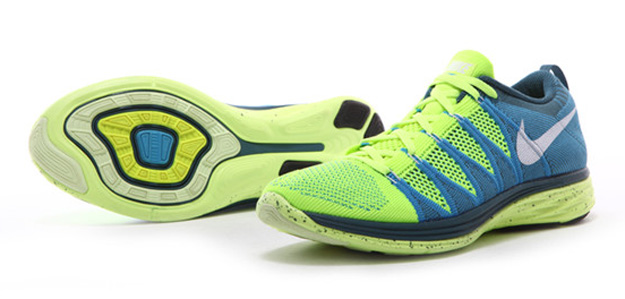 Nike Flyknit Lunar 2 Volt Blue 07