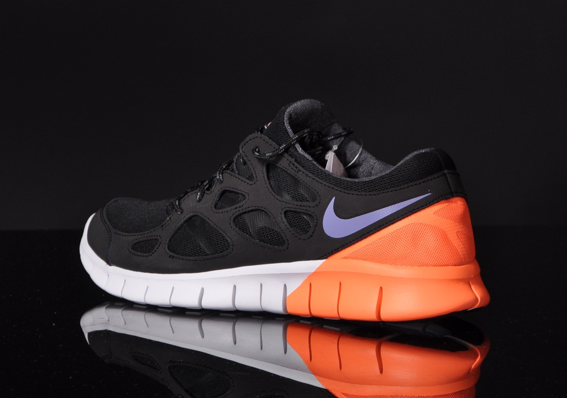 Nike Free Run 2 Black Purple Atomic Orange 04