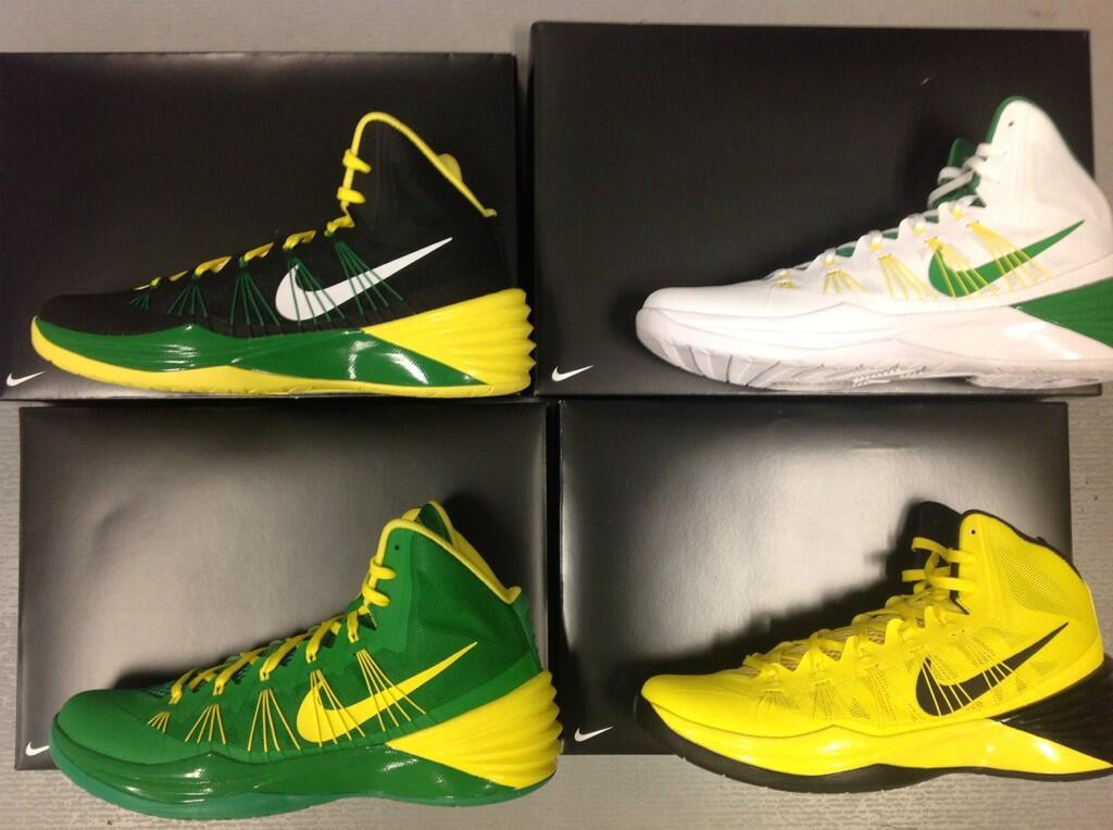 Nike Hyperdunk 2013 Oregon Duck Pe 1