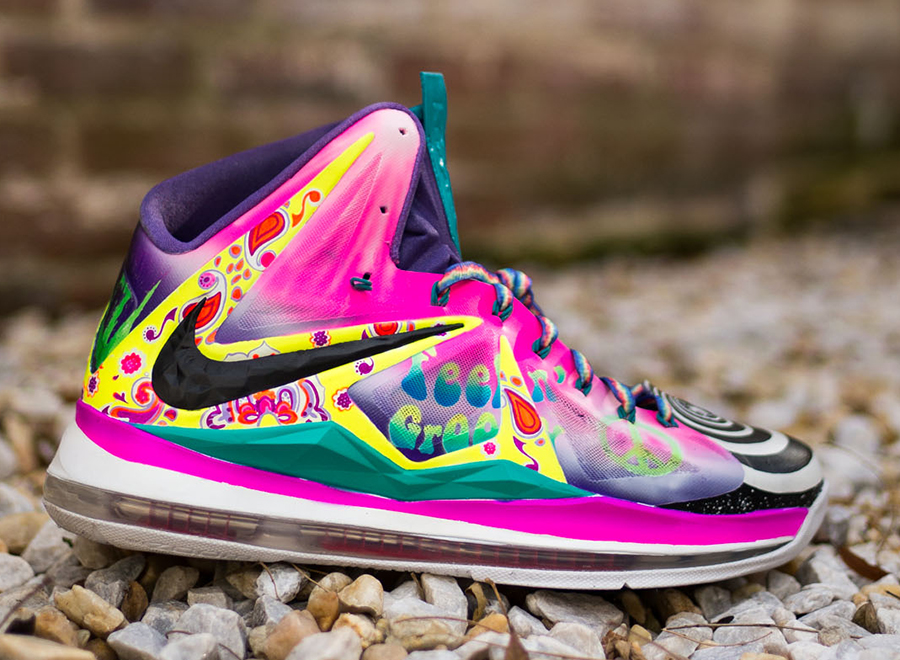 fingir El cielo plátano Nike LeBron 10 "What the 60s" by District Customs - SneakerNews.com