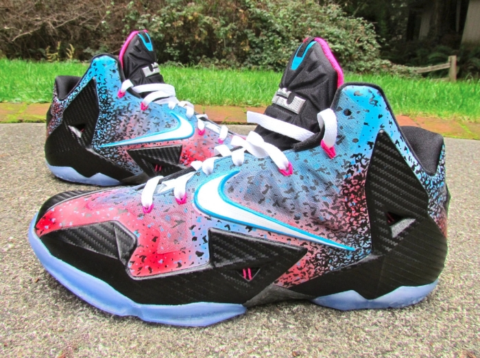 Nike Lebron 11 Miami Nights Flashback Customs 06
