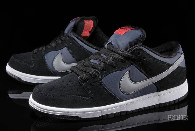 Nike Sb Dunk Low Black New Slate Reflective Silver 4