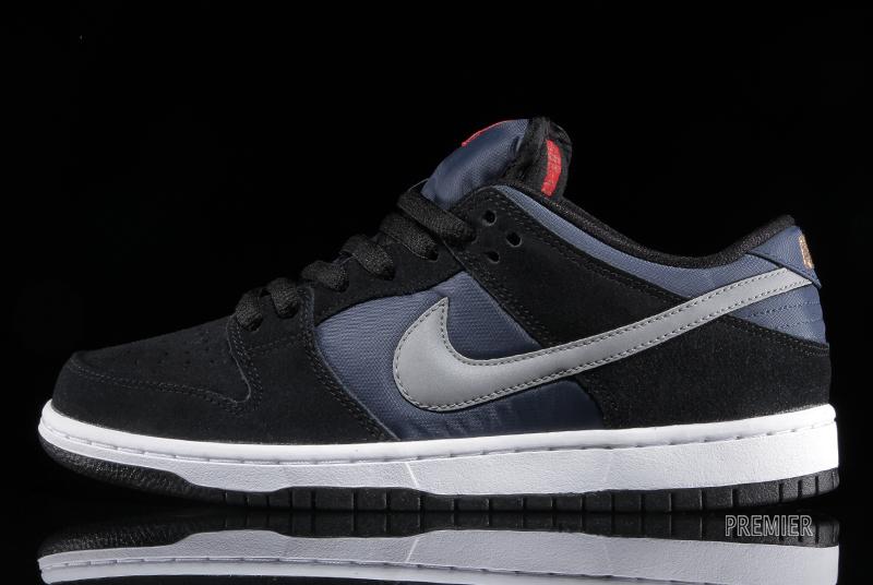 Nike Sb Dunk Low Black New Slate Reflective Silver 5