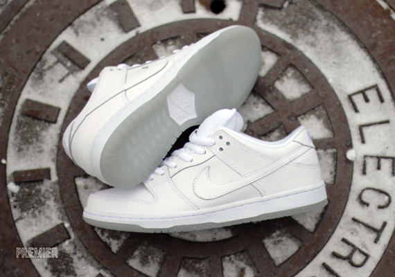 Nike Sb Dunk Low White Icy Sole 1