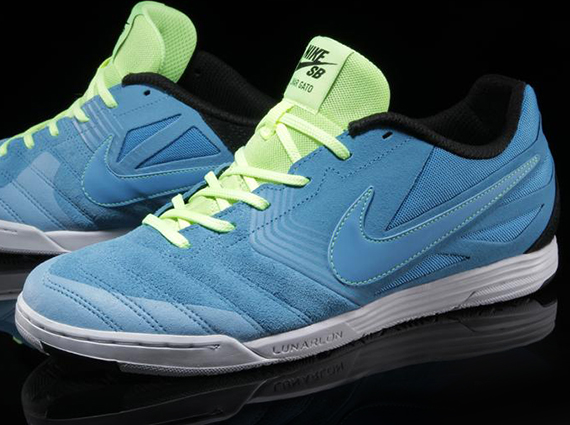 Nike SB Lunar Gato - Vivid Blue - Volt Ice - Black