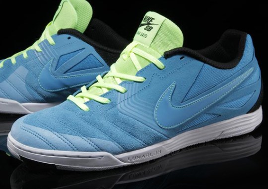 Nike SB Lunar Gato – Vivid Blue – Volt Ice – Black