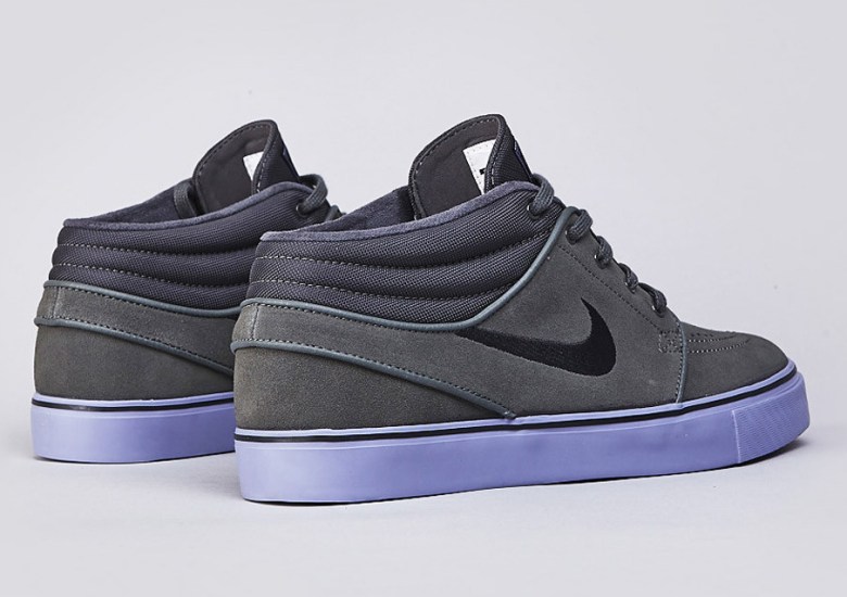 Nike Stefan Janoski Mid - Dark Base Grey - Purple SneakerNews.com