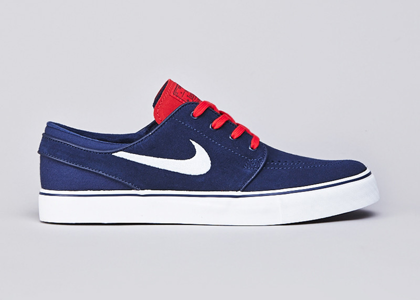 Nike Sb Stefan Janoski Midnight Navy White Light Crimson 01