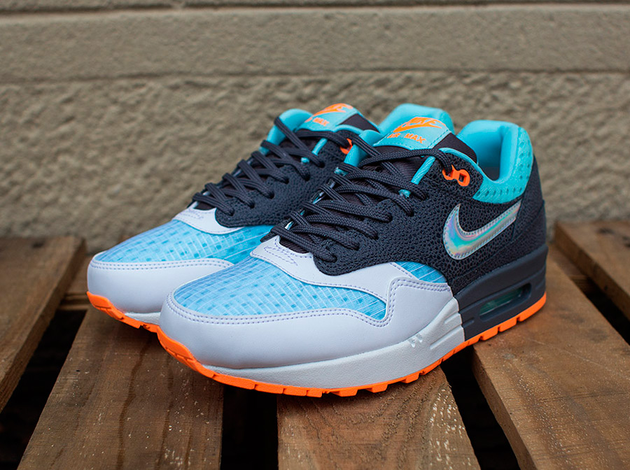 Nike Wmns Air Max 1 Prm Glacier Blue Dark Grey 02