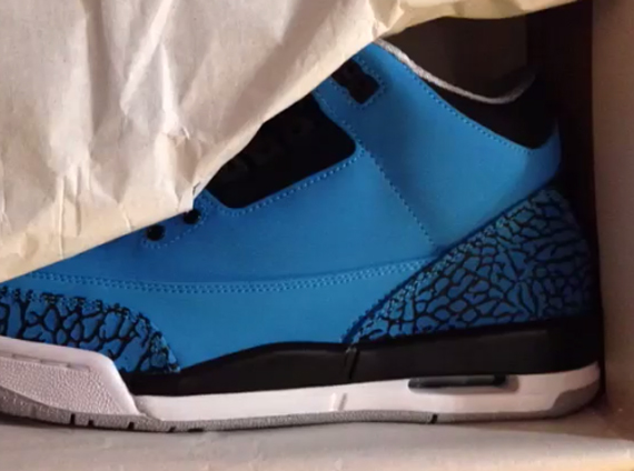 Powder Blue Jordan 3 Gs 2