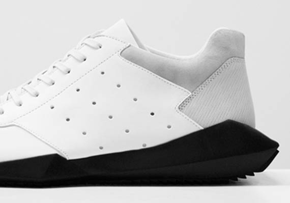 Rick Owens x adidas Tech Runner - White - Black - Grey