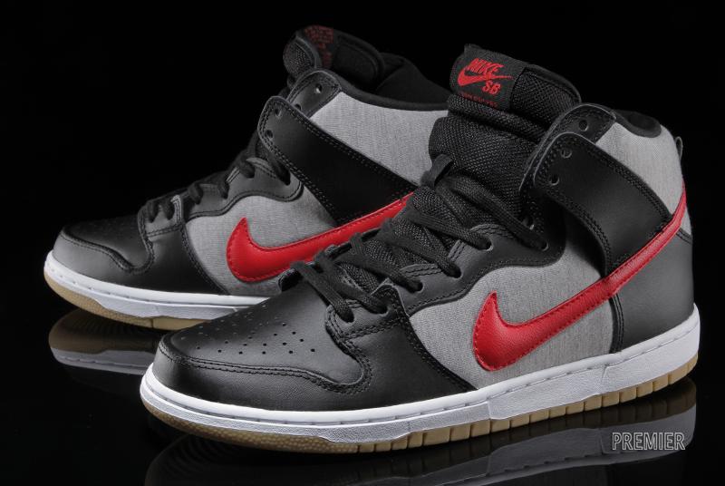 Sb Dunk High Back University Red Medium Grey 05