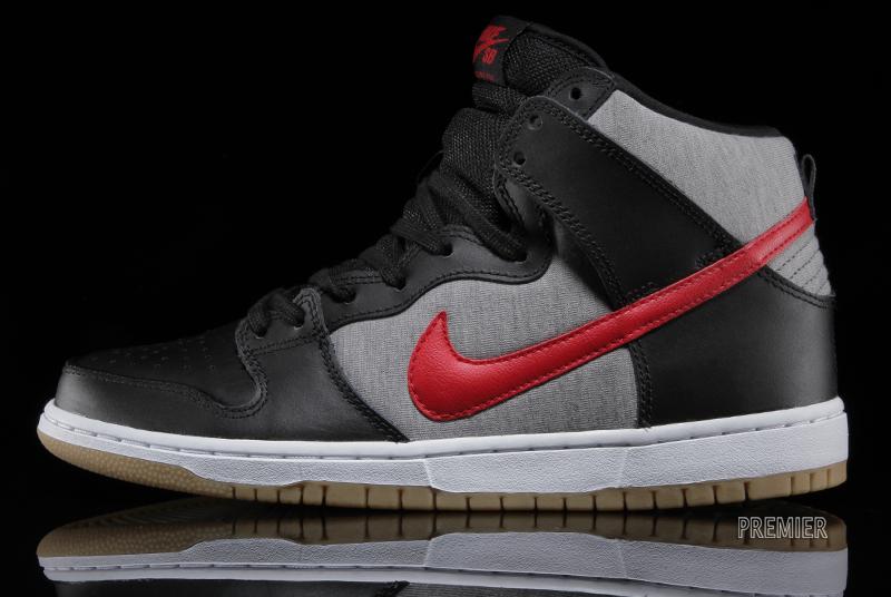 Sb Dunk High Back University Red Medium Grey 06