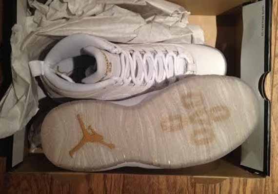 White Jordan 10 Ovo Drake 5