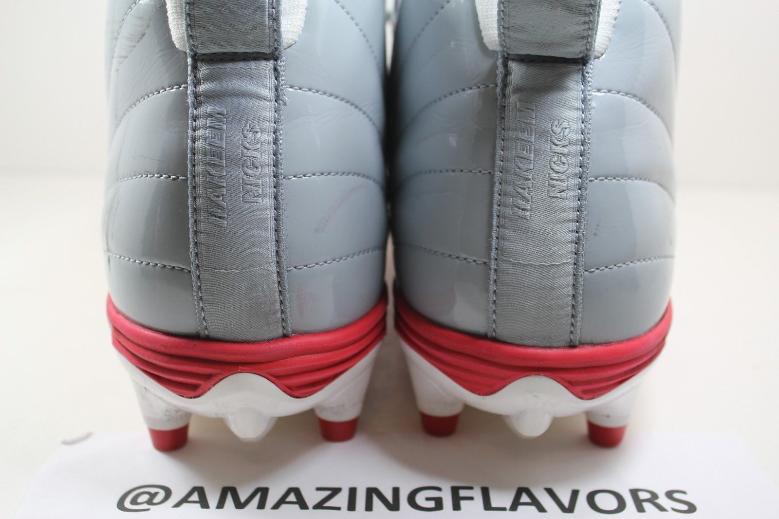 Air Jordan 12 Pe Cleats Hakeem Nicks New York Giants Pe 04