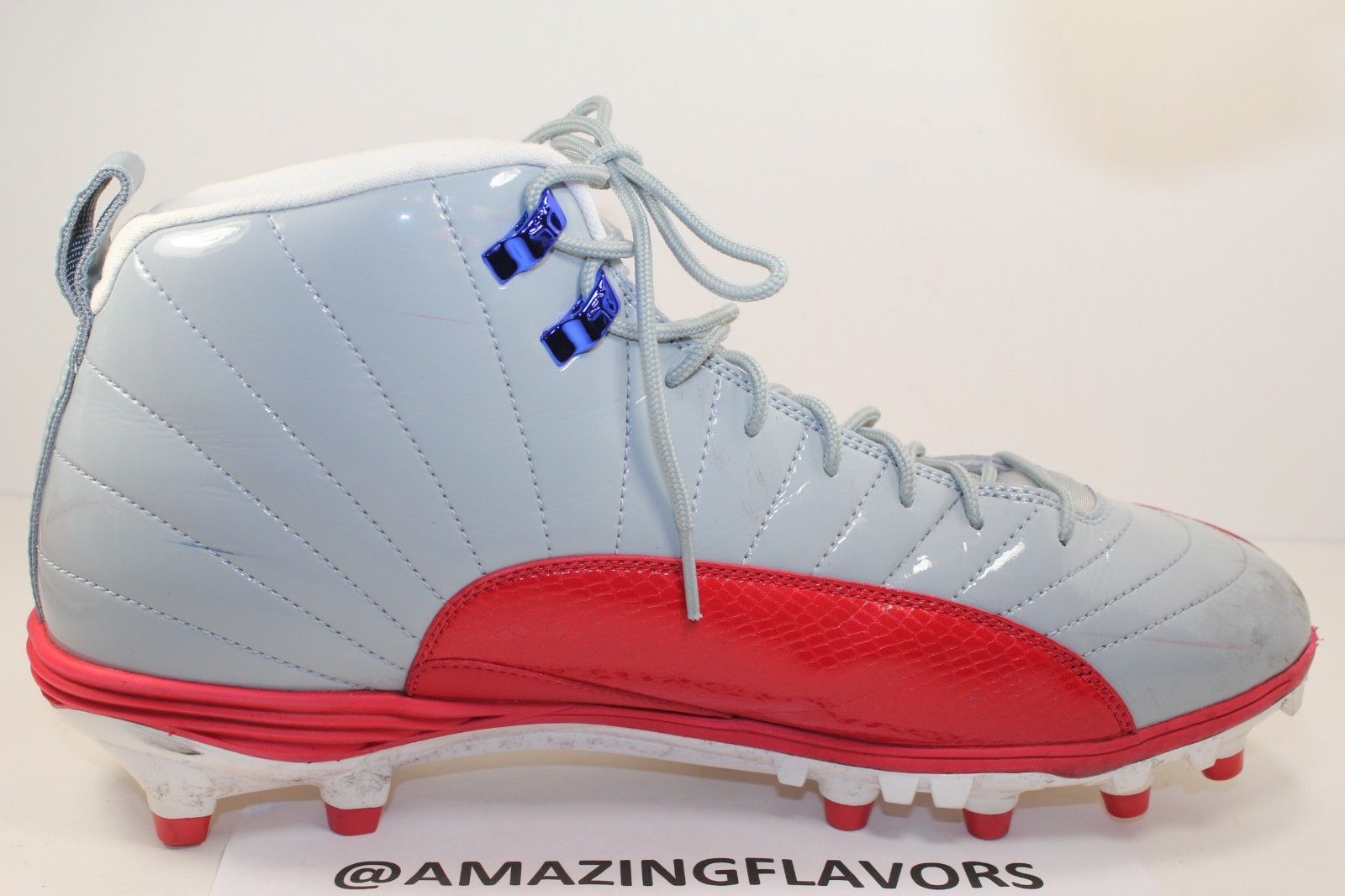 Air Jordan 12 Pe Cleats Hakeem Nicks New York Giants Pe 09