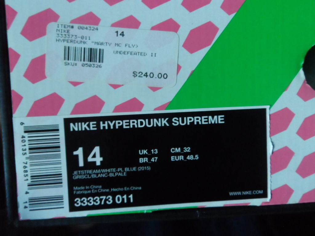 Nike Hyperdunk Mcfly Autographed By Kobe Bryant 05