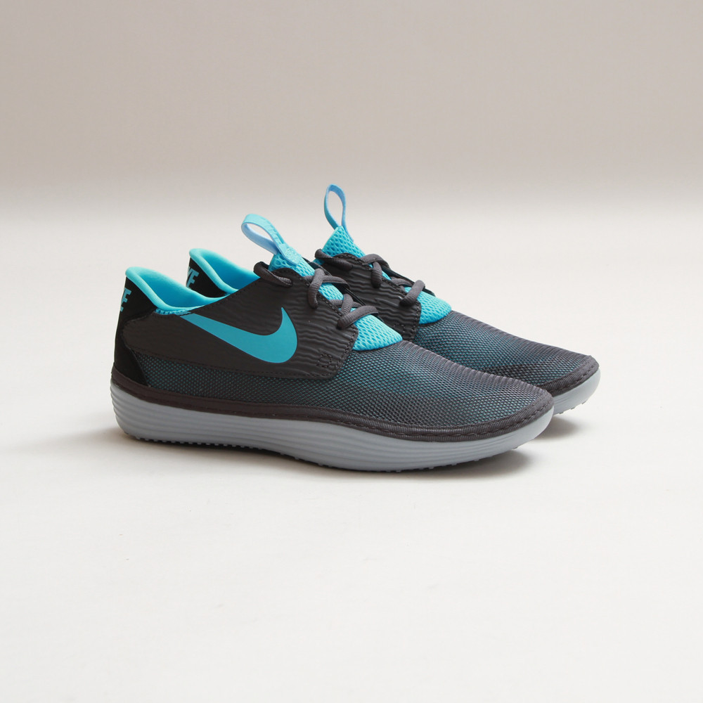 Nike Solarsoft Moccasin Iron Ore Polarized Blue 01