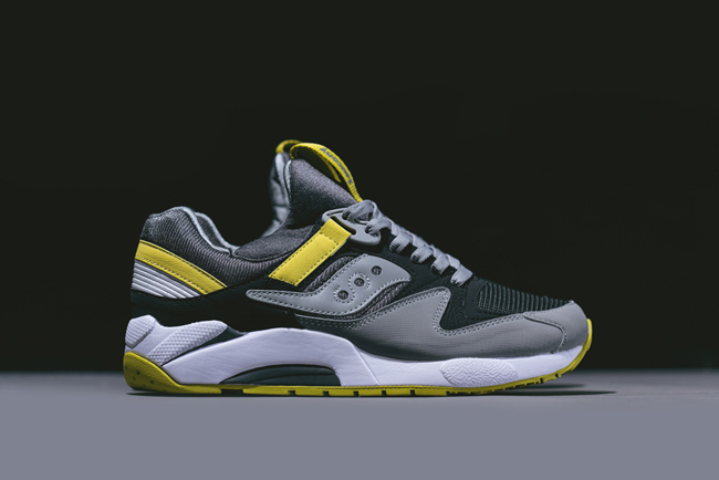 Saucony Grid 9000 Grey Yellow Black 01