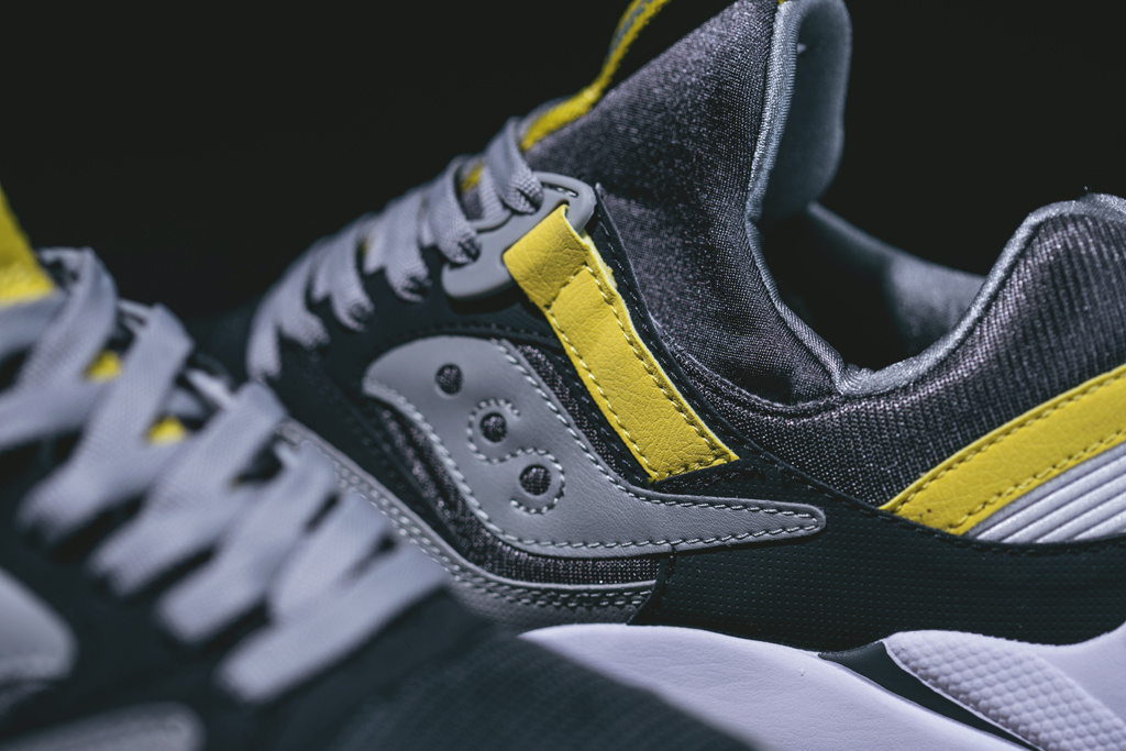Saucony Grid 9000 Grey Yellow Black 06