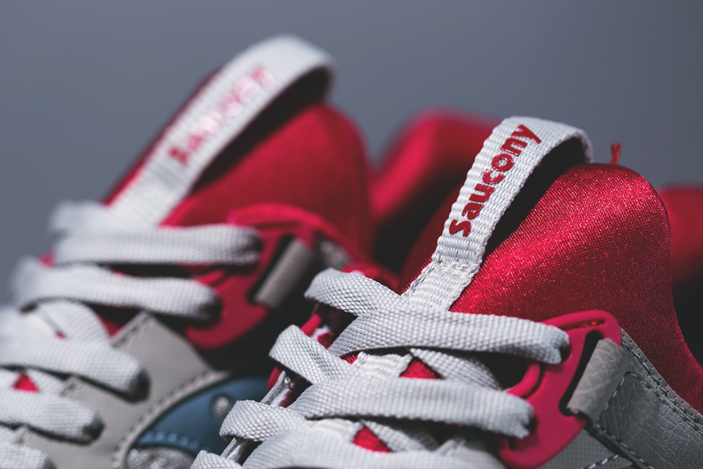 Saucony Grid 9000 Khaki Baby Blue Fluorescent Red 06