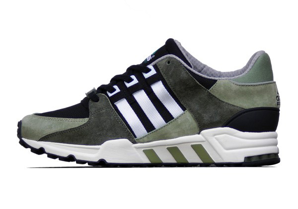 Adidas Originals Eqt Running Support Tent Green Black White 02