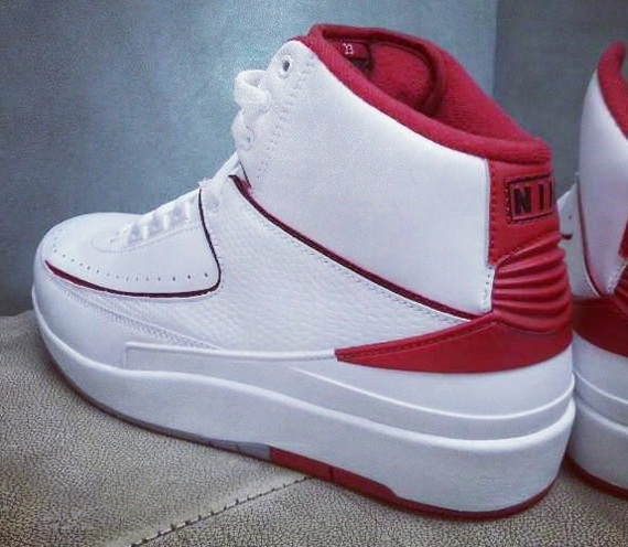 Air Jordan 2 White Red 1