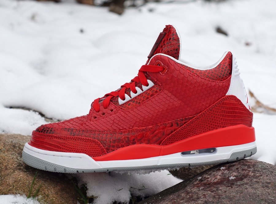 Air Jordan 3 Valentines Customs 04