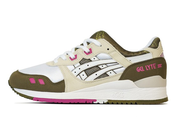 Asics Gel Lyte Iii Brown White Pink 01