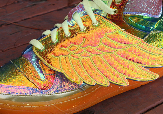 Jeremy Scott Adidas Js Wings Gold Foil