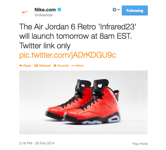 Jordan 6 Infrared 23 Nikestore Date 1