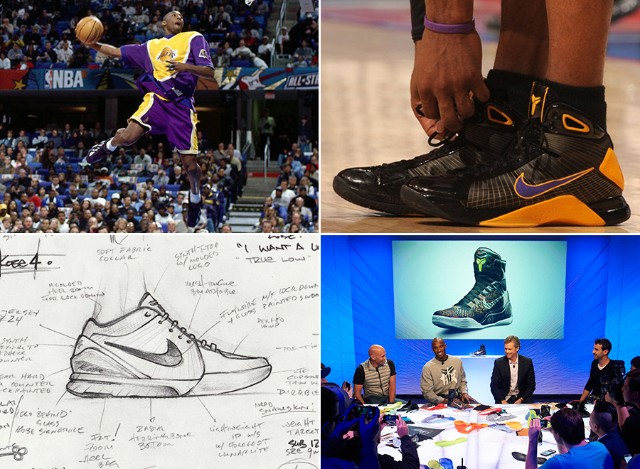 Kobe hot sale shoes history