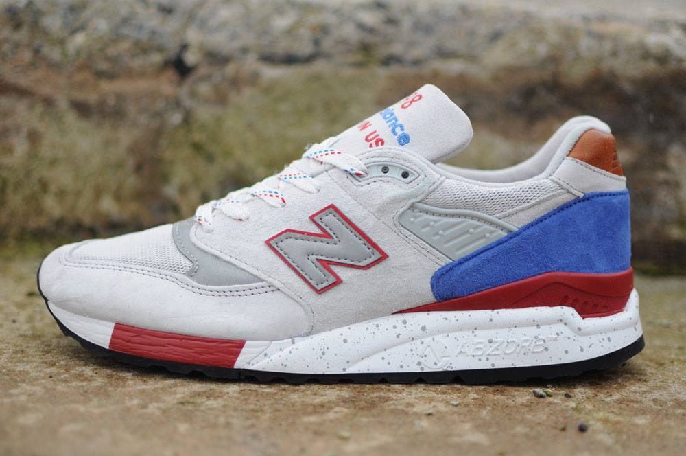 New Balance 998 Usa Grey Blue Red 1