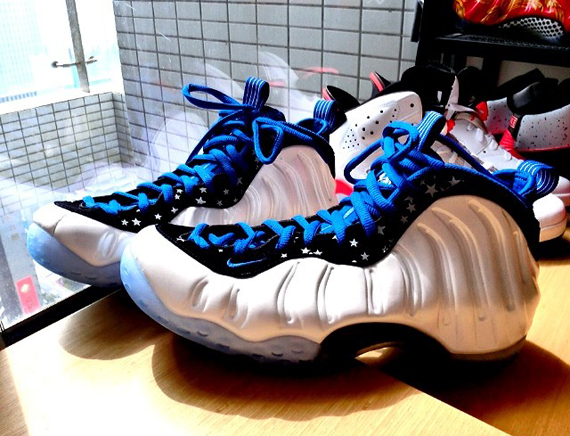 nike air foamposite one shooting stars