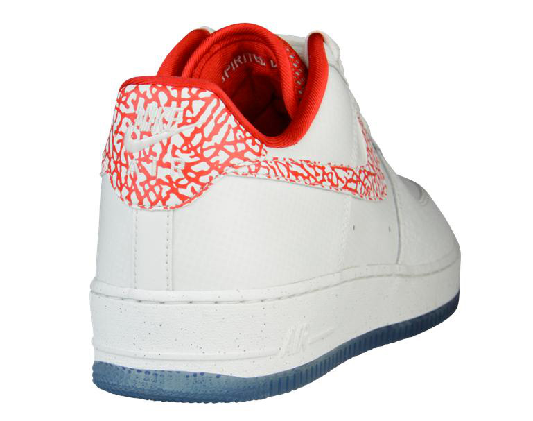 Nike Air Force 1 Low Prm White Red Elephant 03