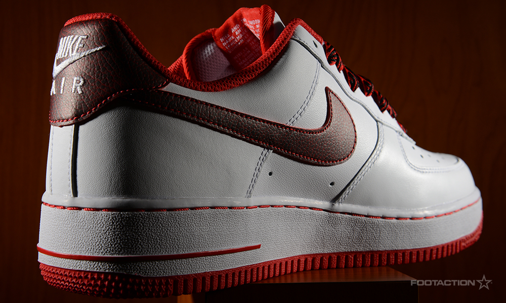 Nike Air Force 1 Low White University Red 06