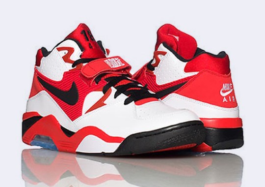 nike air force 180 white black gym red